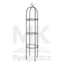 Pergola ogrodowa kolumnowa słup kolumna dzwon stojak na róże kwiaty pnące metalowa 195 cm