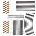 Pergola ogrodowa łuk uchwyt na róże kwiaty bluszcz pnącza metalowa 240 x 140 cm
