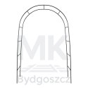 Pergola ogrodowa łuk uchwyt na róże kwiaty bluszcz pnącza metalowa 240 x 140 cm