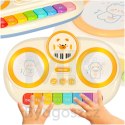 Pianinko organki interaktywne dla dzieci edukacyjne beżowe