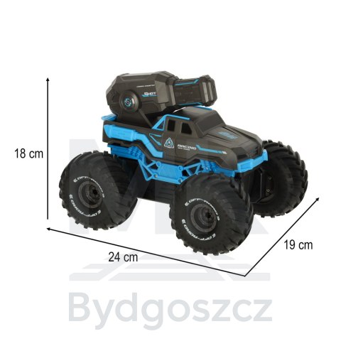 Samochód RC amfibia wodoodporny sterowany gestami ręką + 2 piloty niebieski Samochód RC amfibia wodoodporny sterowany gestami ręką + 2 piloty niebieski