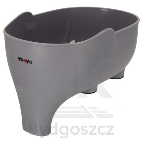 Sitko do zlewu durszlak ociekacz miska z lejkiem organizer kuchenny słonik Sitko do zlewu durszlak ociekacz miska z lejkiem organizer kuchenny słonik