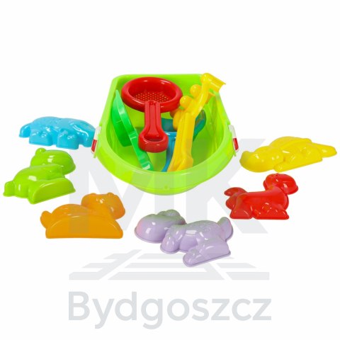 Statek łódka z akcesoriami foremkami do piasku wody foremki + sikawka strzykawka 12el. Statek łódka z akcesoriami foremkami do piasku wody foremki + sikawka strzykawka 12el.