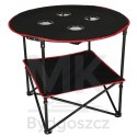 Stolik stół turystyczny składany przenośny kempingowy z pokrowcem 72 cm x 72 cm