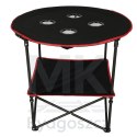 Stolik stół turystyczny składany przenośny kempingowy z pokrowcem 72 cm x 72 cm