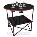 Stolik stół turystyczny składany przenośny kempingowy z pokrowcem 72 cm x 72 cm