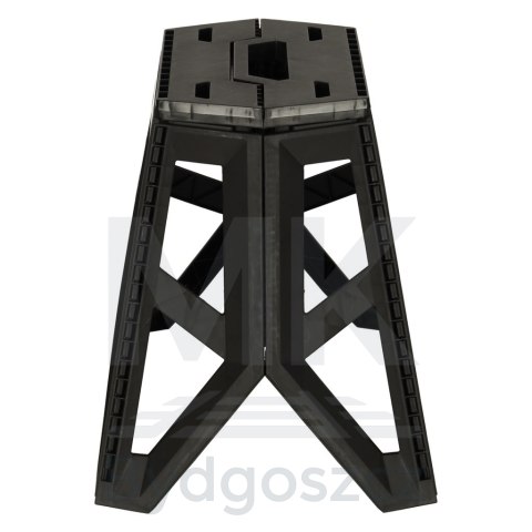 Taboret składany krzesełko turystyczne kempingowe przenośne 40 cm czarny Taboret składany krzesełko turystyczne kempingowe przenośne 40 cm czarny