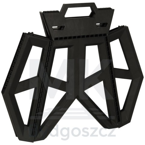 Taboret składany krzesełko turystyczne kempingowe przenośne 40 cm czarny Taboret składany krzesełko turystyczne kempingowe przenośne 40 cm czarny
