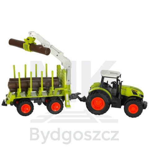 Traktor RC zdalnie sterowany ciągnik rolniczy z podnośnikiem farma 2,4G 3,7V 500mAh Traktor RC zdalnie sterowany ciągnik rolniczy z podnośnikiem farma 2,4G 3,7V 500mAh