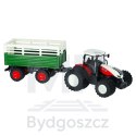 Traktor RC zdalnie sterowany ciągnik rolniczy z przyczepą pilot farma prezent 2,4G 3,7V 500mAh