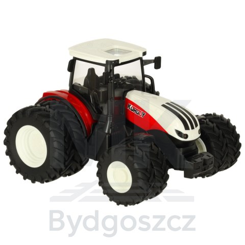 Traktor RC zdalnie sterowany ciągnik rolniczy z przyczepą pilot farma prezent 2,4G 3,7V 500mAh Traktor RC zdalnie sterowany ciągnik rolniczy z przyczepą pilot farma prezent 2,4G 3,7V 500mAh