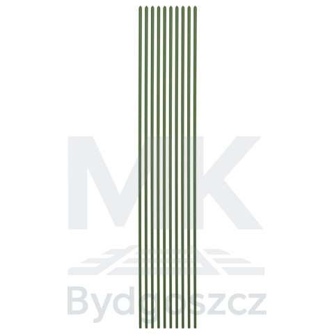Tyczka palik podpora na pomidory ogórki kwiaty rośliny powlekane tyczki 120 cm 10 szt