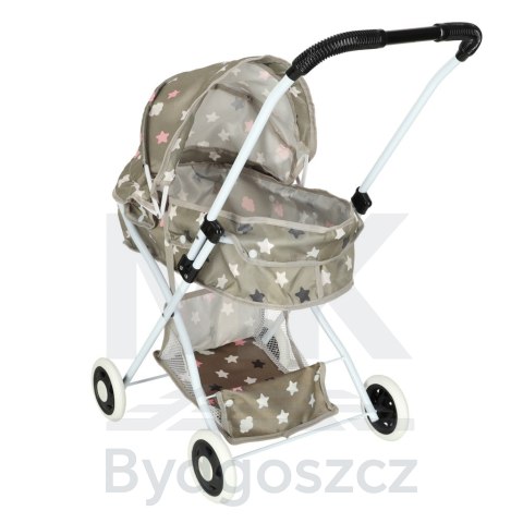 Wózek dla lalek gondola głęboki + torba gwiazdki Wózek dla lalek gondola głęboki + torba gwiazdki