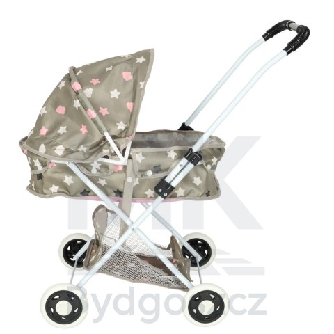 Wózek dla lalek gondola głęboki + torba gwiazdki Wózek dla lalek gondola głęboki + torba gwiazdki