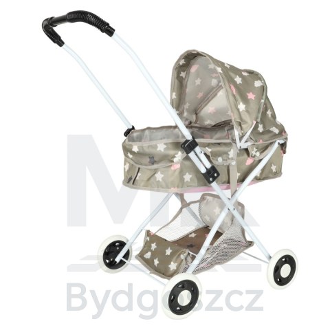 Wózek dla lalek gondola głęboki + torba gwiazdki Wózek dla lalek gondola głęboki + torba gwiazdki