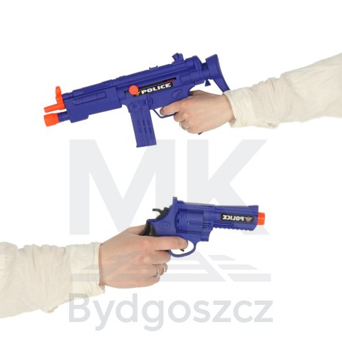 Zestaw policyjny małego policjanta pistolet karabin maska kajdanki akcesoria policyjne Zestaw policyjny małego policjanta pistolet karabin maska kajdanki akcesoria policyjne