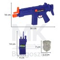 Zestaw policyjny małego policjanta pistolet karabin maska kajdanki akcesoria policyjne