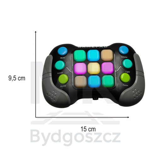 Gra Memory elektroniczna zręcznościowa antystresowa konsola light 4 tryby Gra Memory elektroniczna zręcznościowa antystresowa konsola light 4 tryby