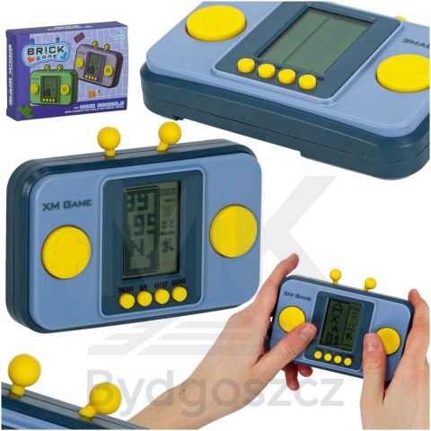 Gra elektroniczna zręcznościowa konsola przenośna szara Gra elektroniczna zręcznościowa konsola przenośna szara