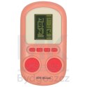 Gra elektroniczna zręcznościowa mini konsola przenośna kieszonkowa tetris różowa
