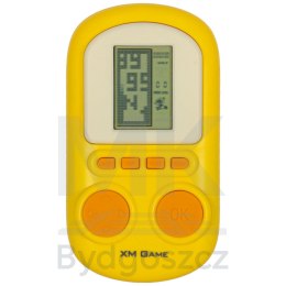 Gra elektroniczna zręcznościowa mini konsola przenośna kieszonkowa tetris żółty