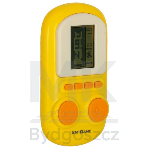 Gra elektroniczna zręcznościowa mini konsola przenośna kieszonkowa tetris żółty Gra elektroniczna zręcznościowa mini konsola przenośna kieszonkowa tetris żółty