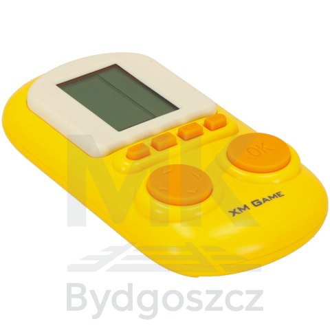 Gra elektroniczna zręcznościowa mini konsola przenośna kieszonkowa tetris żółty Gra elektroniczna zręcznościowa mini konsola przenośna kieszonkowa tetris żółty