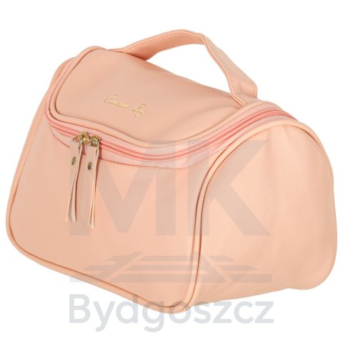 Kosmetyczka kuferek organizer podróżna damska męska pojemna na wakacje różowa Kosmetyczka kuferek organizer podróżna damska męska pojemna na wakacje różowa