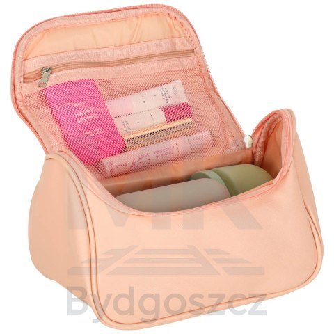 Kosmetyczka kuferek organizer podróżna damska męska pojemna na wakacje różowa Kosmetyczka kuferek organizer podróżna damska męska pojemna na wakacje różowa