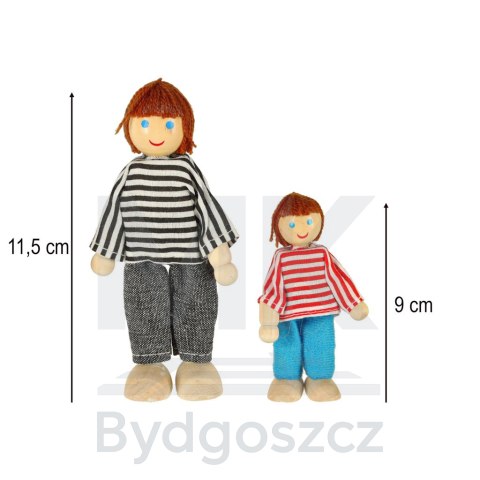 Lalki do domku dla lalek lalka drewniane laleczki rodzinka 6el. Lalki do domku dla lalek lalka drewniane laleczki rodzinka 6el.