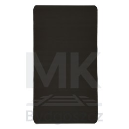 Mata do ćwiczeń jogi gimnastyczna treningowa fitness karimata gruba 1,5cm czarna + pokrowiec