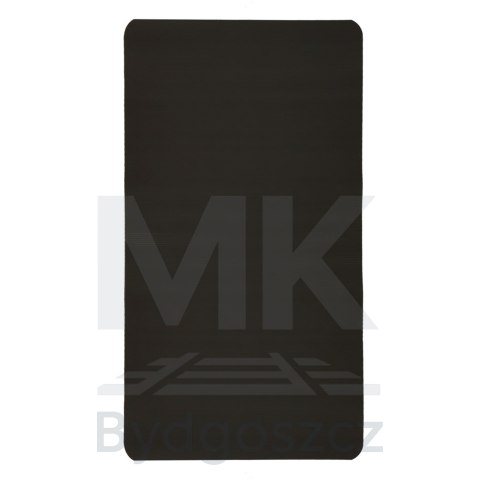 Mata do ćwiczeń jogi gimnastyczna treningowa fitness karimata gruba 1,5cm czarna + pokrowiec Mata do ćwiczeń jogi gimnastyczna treningowa fitness karimata gruba 1,5cm czarna + pokrowiec
