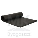 Mata do ćwiczeń jogi gimnastyczna treningowa fitness karimata gruba 1,5cm czarna + pokrowiec