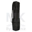 Mata do ćwiczeń jogi gimnastyczna treningowa fitness karimata gruba 1,5cm czarna + pokrowiec