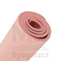 Mata do ćwiczeń jogi gimnastyczna treningowa fitness karimata gruba 1,5cm różowa + pokrowiec