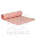 Mata do ćwiczeń jogi gimnastyczna treningowa fitness karimata gruba 1,5cm różowa + pokrowiec