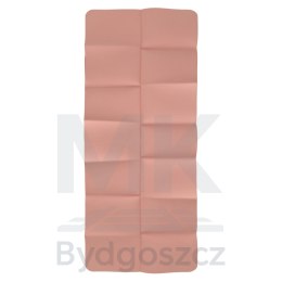 Mata fitness gimnastyczna do ćwiczeń jogi pilatesu fitness joga składana 183x61x0,4 cm różowy