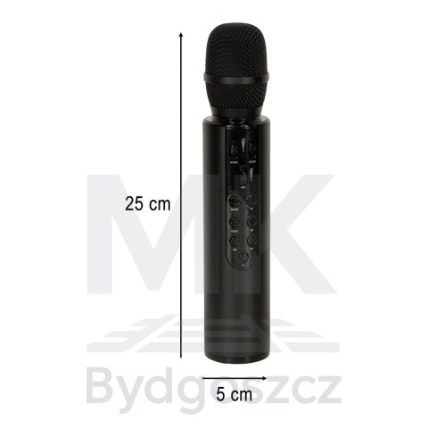 Mikrofon bezprzewodowy karaoke dla dzieci głośnik Bluetooth 2000mAh karta SD USB wysoka jakość czarny Mikrofon bezprzewodowy karaoke dla dzieci głośnik Bluetooth 2000mAh karta SD USB wysoka jakość czarny