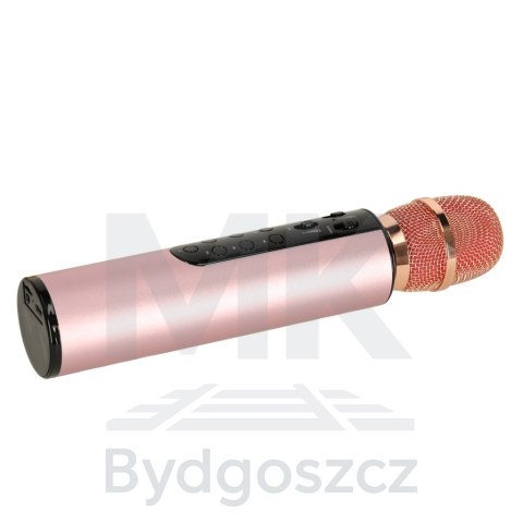 Mikrofon bezprzewodowy karaoke dla dzieci głośnik Bluetooth 2000mAh karta SD USB wysoka jakość różowy Mikrofon bezprzewodowy karaoke dla dzieci głośnik Bluetooth 2000mAh karta SD USB wysoka jakość różowy
