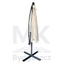 Parasol ogrodowy duży składany z wysięgnikiem 290cm beżowy