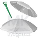 Parasol ogrodowy plażowy regulowany łamany składany UV 150cm szary