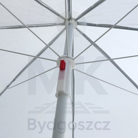 Parasol ogrodowy plażowy regulowany łamany składany UV 150cm szary