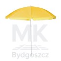 Parasol ogrodowy plażowy regulowany łamany składany UV 150cm żółty