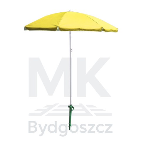 Parasol ogrodowy plażowy regulowany łamany składany UV 150cm żółty Parasol ogrodowy plażowy regulowany łamany składany UV 150cm żółty