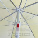Parasol ogrodowy plażowy regulowany łamany składany UV 150cm żółty