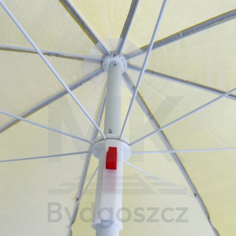 Parasol ogrodowy plażowy regulowany łamany składany UV 150cm żółty Parasol ogrodowy plażowy regulowany łamany składany UV 150cm żółty