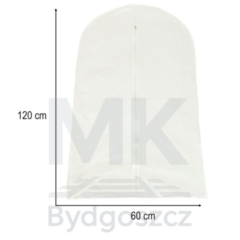 Pokrowiec na ubrania garnitur odzież ubrania przezroczysty 60 x 120 cm Pokrowiec na ubrania garnitur odzież ubrania przezroczysty 60 x 120 cm