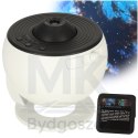Projektor gwiazd nieba lampka nocna LED USB planetarium planety 12 dysków 360° timer