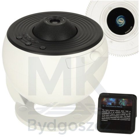 Projektor gwiazd nieba lampka nocna LED USB planetarium planety 12 dysków 360° timer Projektor gwiazd nieba lampka nocna LED USB planetarium planety 12 dysków 360° timer