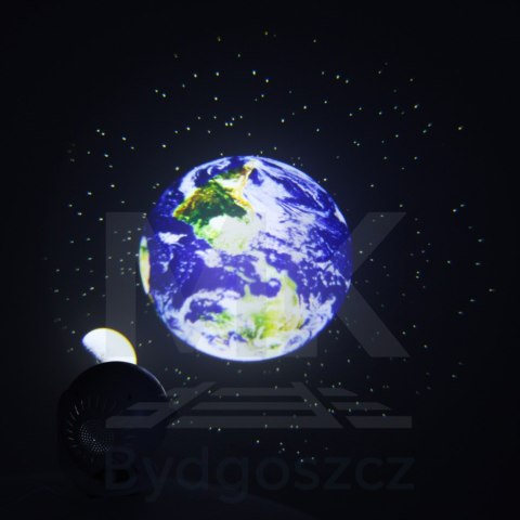 Projektor gwiazd nieba lampka nocna LED USB planetarium planety 12 dysków 360° timer Projektor gwiazd nieba lampka nocna LED USB planetarium planety 12 dysków 360° timer